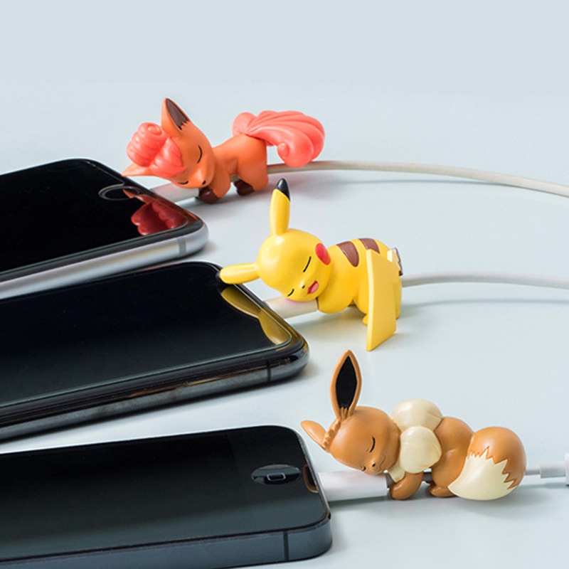 สายเคเบิล USB เคสป้องกัน โปเกม่อน ตกแต่ง Pikachu ตกแต่งวันหยุด ของขวัญวันเกิด