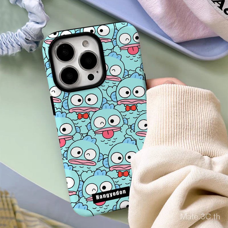 เคสโทรศัพท์มือถือ ฟิล์มสองชั้น ลายการ์ตูนปลาตัวตลกน่ารัก พรีเมี่ยม สําหรับ Iphone 13 14PRO 15 I0UT