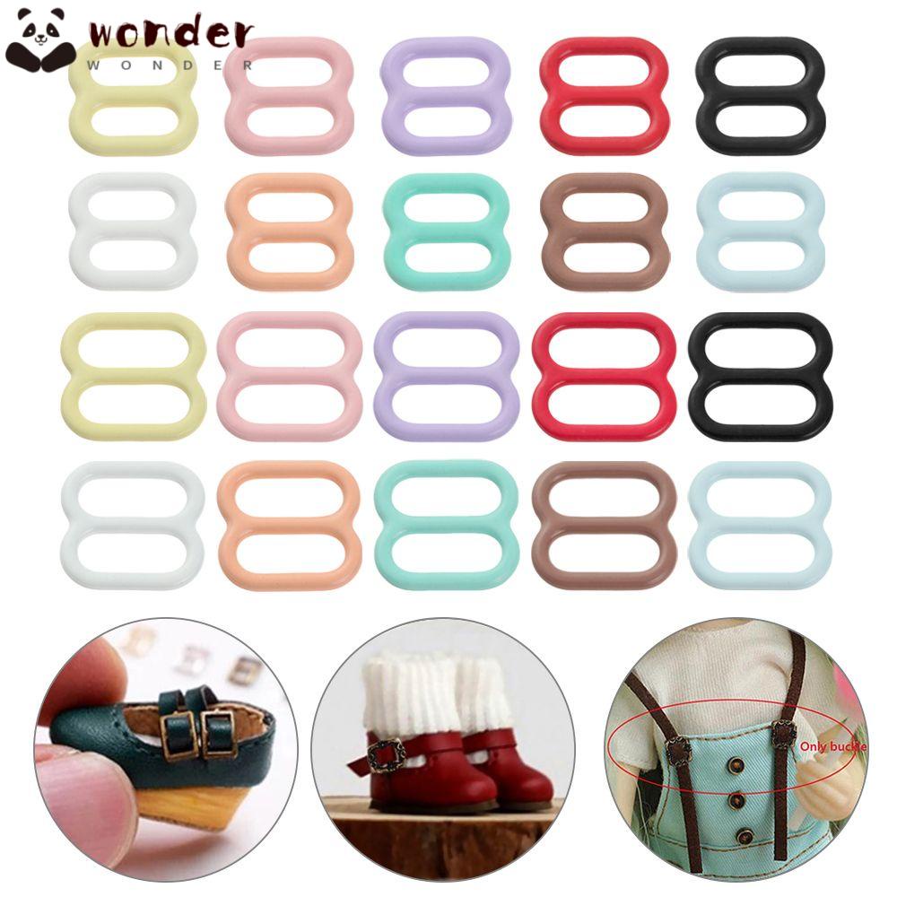 Wonder ใหม่ล่าสุด บักเกิลสามเหลี่ยม 10 สี อุปกรณ์เสริม สําหรับตุ๊กตา 20 ชิ้น