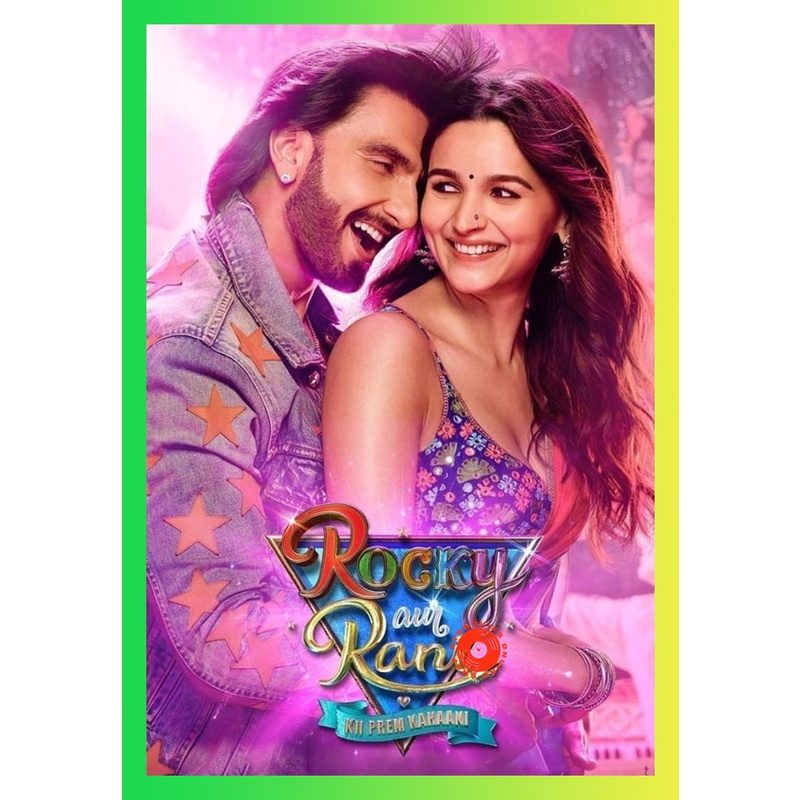 DVD Rocky Aur Rani Kii Prem Kahaani เรื่องราวรักของรอคกี้กับรานี (2023) หนังใหม่ หนังดีวีดี เสียง ฮินดี้ | ซับ ไทย