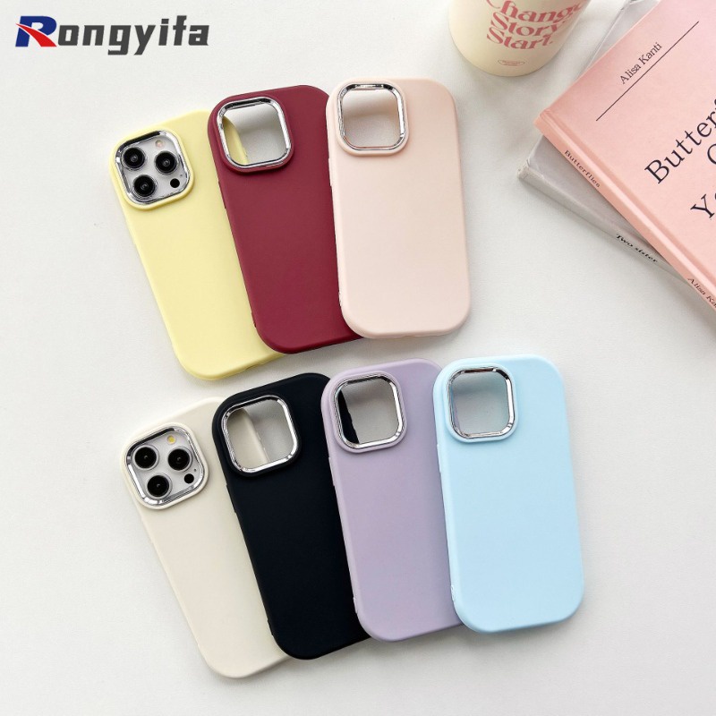 เคสป้องกันโทรศัพท์มือถือ สีพื้น คุณภาพสูง สําหรับ Vivo V29 Pro V29 Lite V27 Pro V23 V21 V21S V20 Pro V15 Y76S Y74S Y73S 5G
