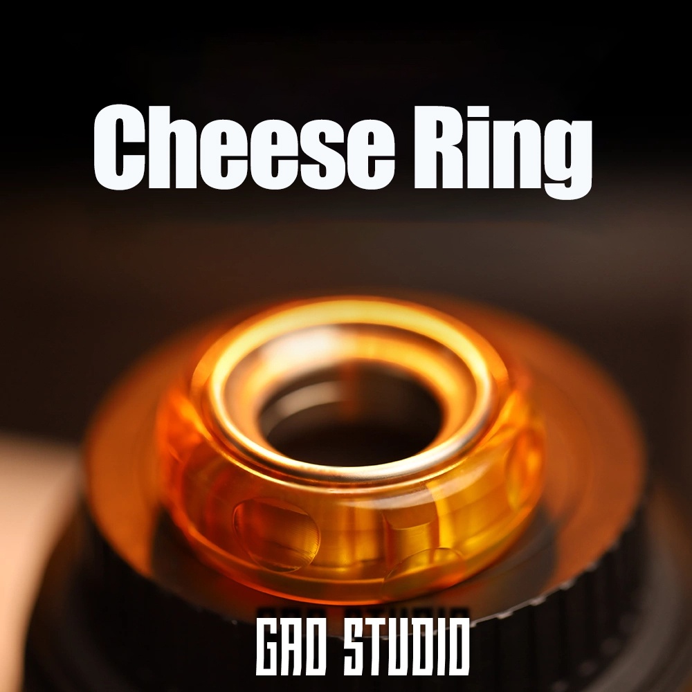 Gao STUDIO ของเล่นคลายเครียด แหวนชีส โลหะ สําหรับผู้ใหญ่