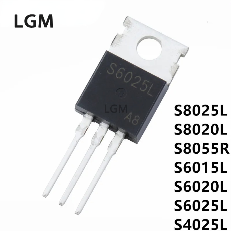 Original S6025L S6025 S6015 6020 6025 4025 8025 8020 8055 TO-220 25A 600V ใหม่
