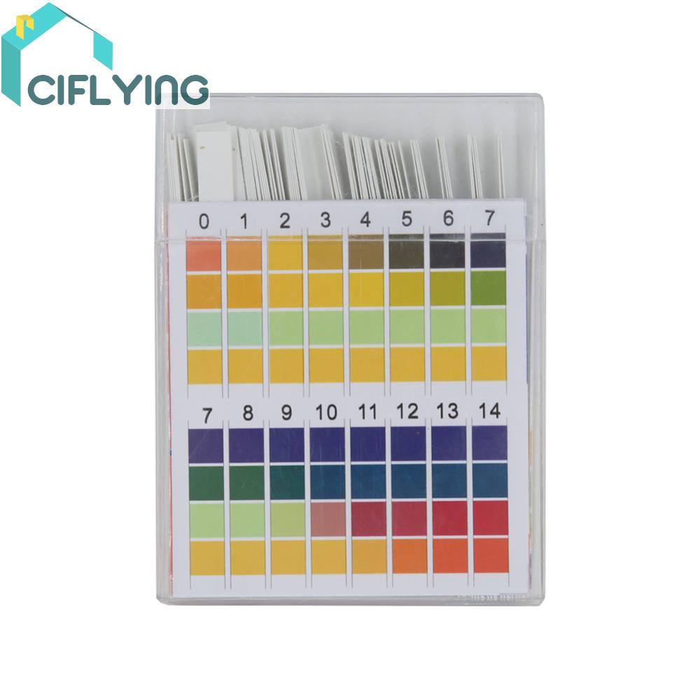กระดาษทดสอบค่า PH 0-14 อเนกประสงค์ สําหรับห้องปฏิบัติการ บ้าน 100 ชิ้น [Ciflyingth]