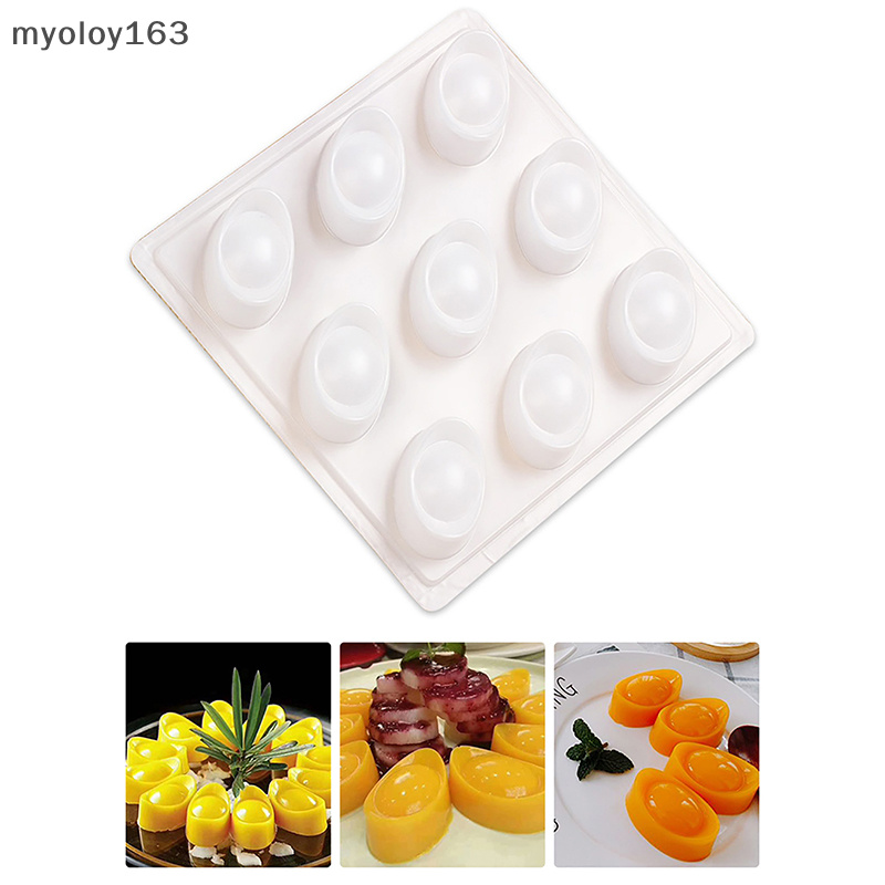 Myoloy แม่พิมพ์พลาสติก รูปพุดดิ้ง 3D แฮนด์เมด สําหรับทําเค้ก ช็อคโกแลต มูส เยลลี่ DIY TH