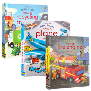 Usborne Peep Inside Series Book -How A Plane Works/How A Fir…