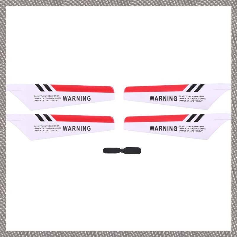 [MLO] Syma 4 x Blades Syma S107 S107G Gyro รีโมทคอนโทรลเฮลิคอปเตอร์อะไหล่ซ่อมสีแดง