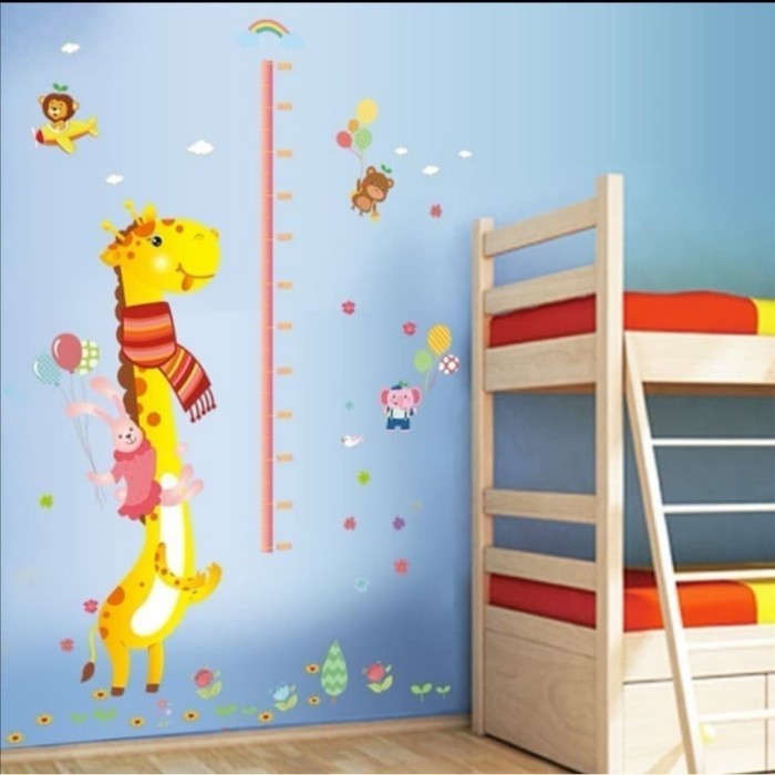 สติ๊กเกอร์ติดผนังเติบโต 831 - GIRAFFE SYAL