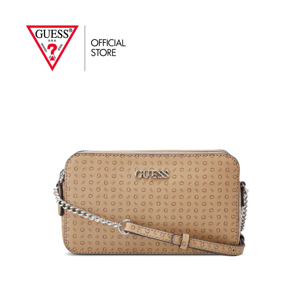 GUESS กระเป๋า รุ่น RR942971 TIDEWOOD MINI COMPARTMENT XBDY สีน้ำตาล