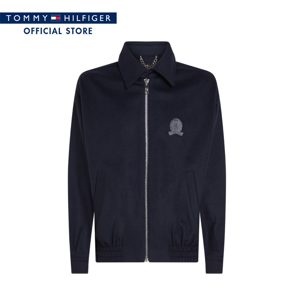 Tommy Hilfiger เสื้อแจ็คเก็ต ผู้ชาย รุ่น MW0MW32272 DW5 - สีน้ำเงิน