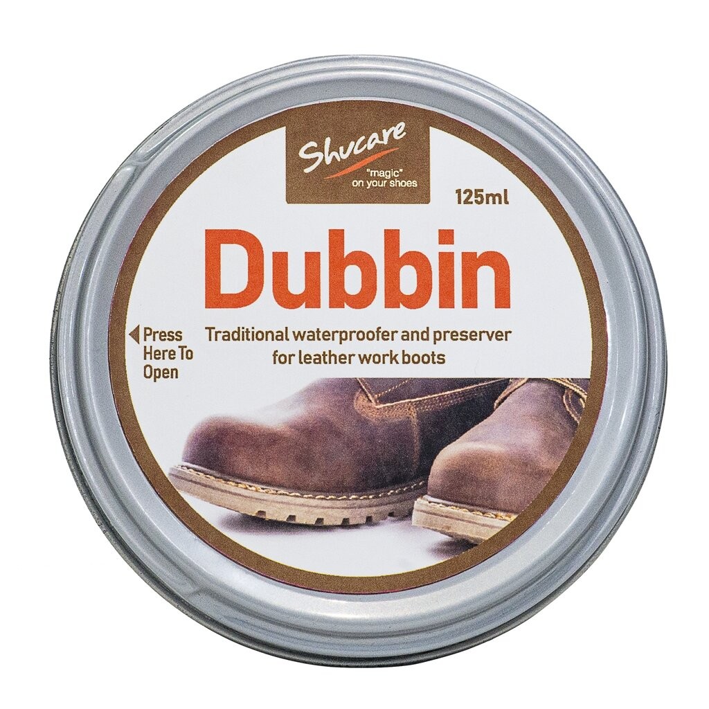 Shucare Dubbin 125 ml. ไขปลาวาฬสีน้ำตาล ครีมรักษากลุ่มหนังฟอกฝาดให้นุ่ม และเพิ่มสีเข้มธรรมชาติให้กับเครื่องหนัง ให้คว...