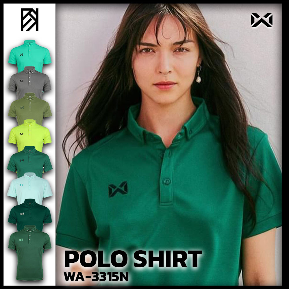 ลดเพิ่ม 30% ส่งฟรีไม่มีขั้นต่ำ! เสื้อโปโลวาริกซ์ ทีมชาติ WARRIX WA3315 WA-3315N WA-PLAN15 CLASSIC POLO วอริกซ์ แท้100%