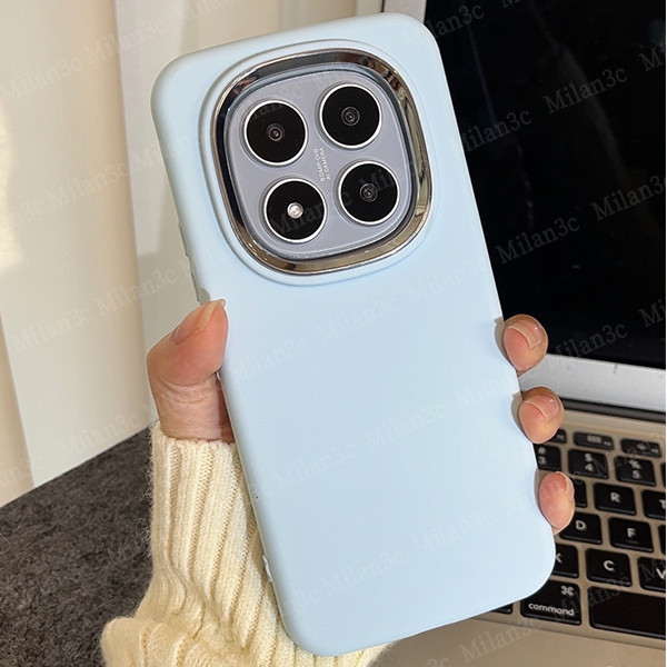 สำหรับเคส Redmi Note 14 13 5G เคส Redmi Note 14 13 Pro 5G เคส Redmi Note 14 13 Pro Plus เคสซิลิโคนสีทึบ เคสโทรศัพท์ดูดซับแรงกระแทก กรอบกระจกชุบไฟฟ้า ราคา ถูกที่สุด ดีลบีเคเค แกลเลอรีภาพที่ 9