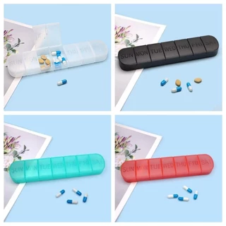 Nicesi รายสัปดาห์ยา,มินิแบบพกพายา Dispense Pill, 7 กริดกล่องยาขนาดใหญ่ความจุแท็บเล็ตคอนเทนเนอร์ยา Organizer