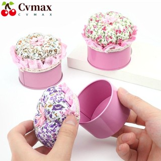 Cvmax เบาะเก็บเข็มเย็บผ้า รูปฟักทอง ลายดอกไม้ DIY