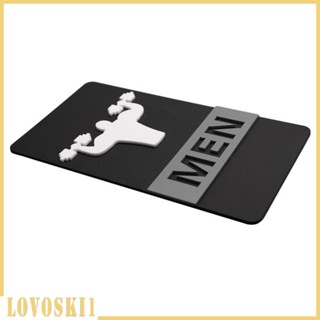[Lovoski1] ป้ายอะคริลิค 7x4.7 นิ้ว สะดวก ทนทาน สําหรับตกแต่งห้องน้ํา ห้องอาบน้ํา