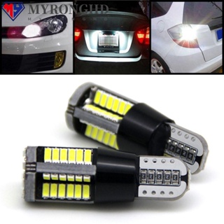 Myronghd ไฟติดป้ายทะเบียนรถยนต์ 2 ชิ้น 12V COB 3014 57SMD 2 ชิ้น