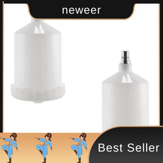 ถ้วยพ่นสี สีขาว สําหรับ Sata Sprayer Cup Connector Jet Paint Sprayer neweer จํานวน 2 ชิ้น