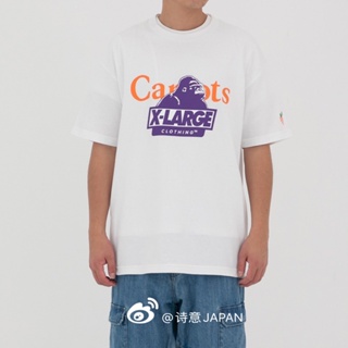 Xlarge×carrots XCARROTS3 เสื้อยืดแขนสั้น พิมพ์ลาย สําหรับผู้ชาย