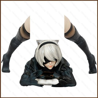 Cool NieR Automata Jack-O 2B โมเดลฟิกเกอร์ Lying Down ของเล่น ของขวัญ สําหรับเด็ก ตกแต่งบ้าน เก็บสะสม ใหม่