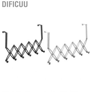 Dificuu Over Door Hooks  Multi Purpose  Stainless Steel Expandable Lightweight Sturdy for Home