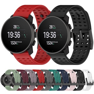 สายนาฬิกาข้อมือซิลิโคน 22 มม. สําหรับ Suunto Suunto 9 Peak Pro 5 Peak Smart Watch