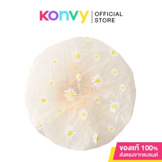 Konvy Shower Cap #Daisy Yellow หมวกอาบน้ำ สีเหลือง ดีไซน์สุดน่ารัก ผลิตจากวัสดุคุณภาพดี น้ำหนักเบา สวมใส่สบาย.