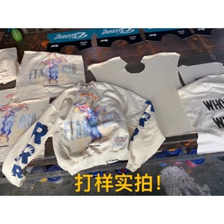 เสื้อกันหนาวลําลอง ทรงหลวม ลายกางเขน 3D สไตล์สตรีท สําหรับผู้ชาย และผู้หญิง