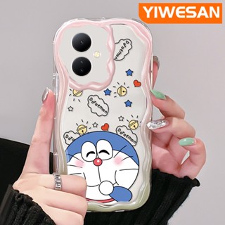 เคสโทรศัพท์มือถือ ซิลิโคนนุ่ม ใส กันกระแทก ลายการ์ตูนโดราเอมอน สําหรับ VIVO Y76 Y76s Y74s 5G Y36 Y77 Y77E 5G Y78 Y78+ 5G IQOO Z6 Lite 5G