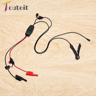 Tcuteit เครื่องตรวจจับกระแสแบตเตอรี่ U คลิปสปริง เครื่องมือตรวจจับการรั่วไหลของแบตเตอรี่ ไม่ต้องปิดเครื่อง