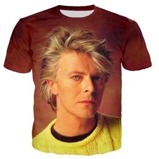 เสื้อกันหนาว พิมพ์ลายนักร้อง David Bowie สไตล์ฮาราจูกุ 2022