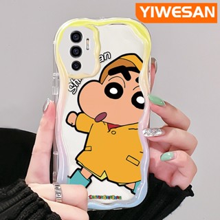 เคสโทรศัพท์มือถือใส แบบนิ่ม ลายการ์ตูนชินจัง กันกระแทก สําหรับ VIVO V23E 4G V23E 5G V23 Pro V23i 5G S12 5G Y75