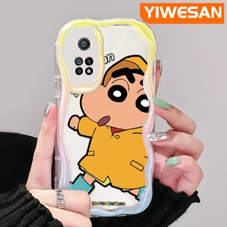 เคสโทรศัพท์มือถือใส แบบนิ่ม ลายการ์ตูนชินจัง กันกระแทก สําหรับ Xiaomi 10T Pro Poco F3 Poco F4 Redmi K50 K40 Pro K40s