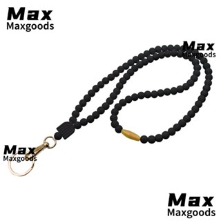 Maxg ที่ใส่ป้ายชื่อ ซิลิโคน สีดํา และยาง สายคล้องคอ บัตรประจําตัวประชาชน สํานักงาน