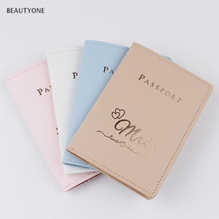 Topbeauty กระเป๋าใส่หนังสือเดินทาง บัตรเครดิต หนัง PU กันน้ํา แฟชั่น