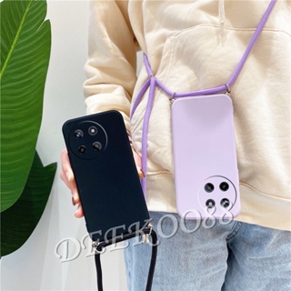 พร้อมส่ง เคสโทรศัพท์มือถือ ซิลิโคนนิ่ม พร้อมสายคล้องคอ สําหรับ Realme 11 C51 NFC 4G 5G Realme11 RealmeC51 2023