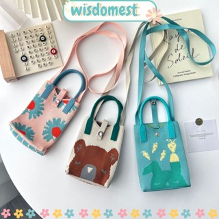 Wisdomest กระเป๋าสะพายไหล่ กระเป๋าถือ สะพายข้าง สายโซ่ แฮนด์เมด สีพื้น สําหรับสตรี