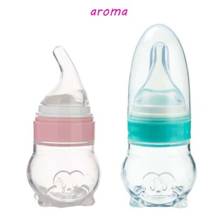 Aroma เครื่องให้อาหารเด็กเล็ก ปลอดสารพิษ ขวดนมเด็กวัยหัดเดิน ช้อนส้อม เครื่องจ่ายยาเหลว ยาหยด ยาป้อนยา