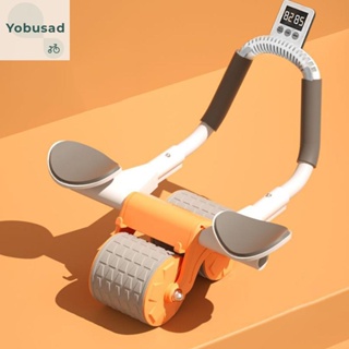 [Yobusad.th] 2 in 1 ลูกกลิ้งโฟมจับหน้าท้อง พร้อมตัวจับเวลา กันลื่น สําหรับออกกําลังกายหน้าท้อง