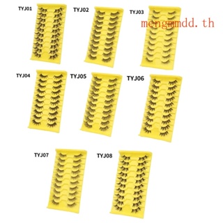 Mengt ขนตาปลอม แบบครึ่งขนตาธรรมชาติ 10 คู่