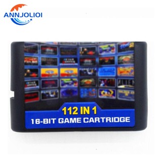 Ann การ์ดเกม 112 in 1 16 Bit สําหรับไดรฟ์ MD Megadrive