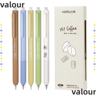 Valour ปากกาเจล หมึกสีดํา 0.4 มม. 4 สี ต่อชุด