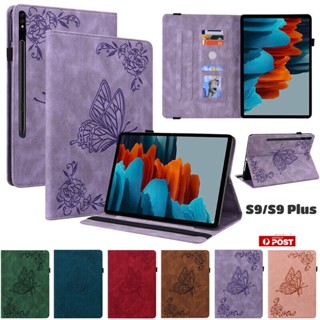 เคสแท็บเล็ตหนัง กันกระแทก พร้อมขาตั้ง สําหรับ Samsung Galaxy Tab S9 Plus 11.0 12.4 SM-X710 X716B X718U X810 SM-X816B