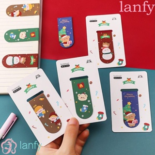 Lanfy ที่คั่นหนังสือแม่เหล็ก ลายการ์ตูนน่ารัก เครื่องเขียน สําหรับนักเรียน สํานักงาน ของขวัญ ครู หน้าโฟลเดอร์