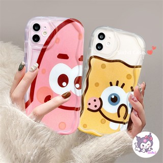 เคสโทรศัพท์มือถือ แบบนิ่ม ลายการ์ตูนสพันจ์บ็อบ 3D สําหรับ iPhone 15 14 13 12 11 Pro Max SE2020 X Xr Xs Max 8 7 6 6s Plus