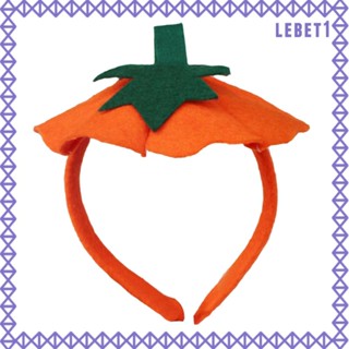 [Lebet] ที่คาดศีรษะฮาโลวีน ที่คาดผมฟักทอง ที่คาดผม ยืดหยุ่น ตลก สีส้ม น่ารัก เครื่องประดับผม หมวกกันน็อก สําหรับแต่งตัว พร็อพถ่ายรูป ปาร์ตี้ เด็ก ผู้หญิง ผู้ชาย