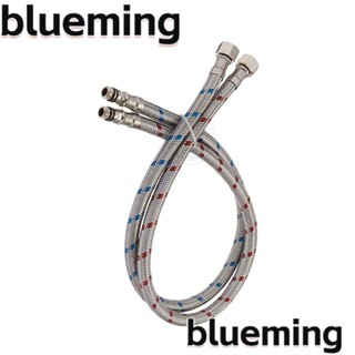 Blueming2 สายเชื่อมต่อก๊อกน้ํา สเตนเลส 304 60 ซม. สุ่มสี ปลอดภัย สําหรับเครื่องทําน้ําอุ่น 2 ชิ้น