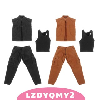 [Lzdyqmy2] เสื้อแจ็กเก็ตแขนกุดลําลอง สเกล 1/12 สําหรับตุ๊กตา 1/12 6 นิ้ว