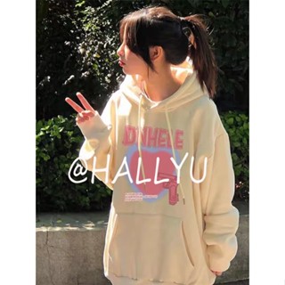 HALLYU เสื้อกันหนาว เสื้อแขนยาว เสื้อฮู้ด casual chic High-quality comfortable WWY23909QI36Z230909