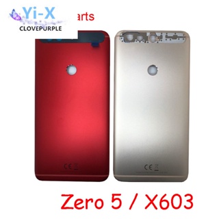 วัสดุโลหะ สําหรับ Infinix Zero 5 X603 วัสดุโลหะ ฝาครอบแบตเตอรี่ด้านหลัง แผงประตูด้านหลัง อะไหล่ซ่อมเคส